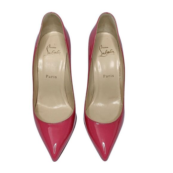 Christian Louboutin Pigalle EU 37 US 7 Pink Patent Leather High Heel Pumps - Picture 2 of 10
